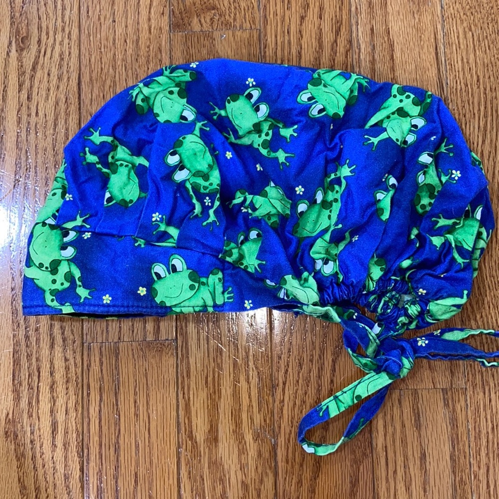 Bouffant Surgical Scrub Frog Hat/Cap